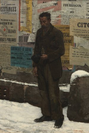 The Veteran by Marie-Francois Firmin-Girard Oil Painting