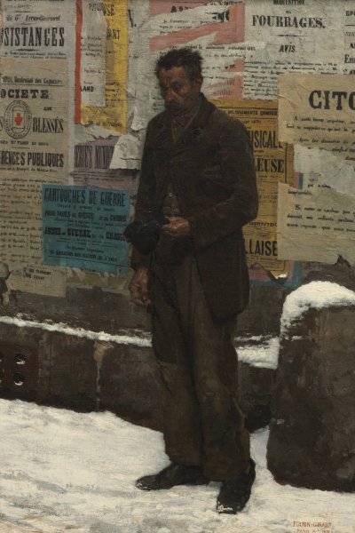 The Veteran  by Marie-Francois Firmin-Girard - Hand-Painted Oil Painting Reproduction