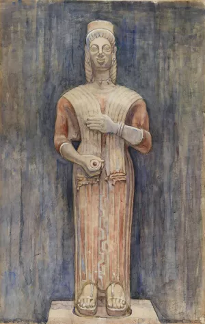 Kore Med Granataeble, Berlin by Marie Henriques Oil Painting