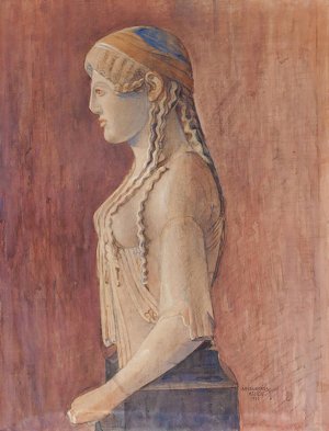 Ung Pige, 'Euthydikos Koren' by Marie Henriques Oil Painting