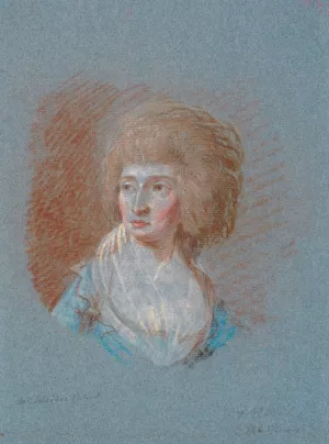 Portraet af Madame Schroder Oil painting by Marie Jeanne Clemens