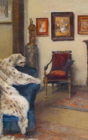 Atelierinterieur Marie Muller in der Wiener Akademie by Marie Muller Oil Painting