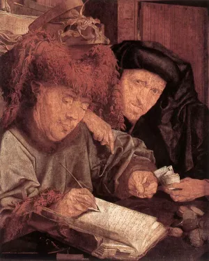 The Tax Collectors by Marinus Van Reymerswaele Oil Painting