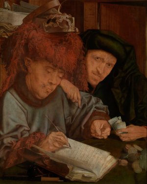 The City Tax Collector by Marinus Van Reymerswale Oil Painting