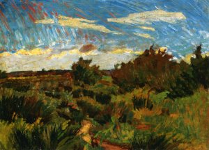 La Maremma by Mario Puccini Oil Painting