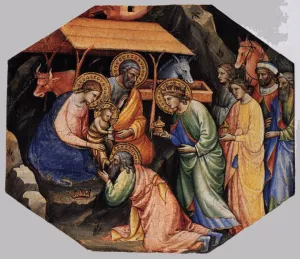 Scenes from the Life of Christ 3 painting by Mariotto Di Nardo