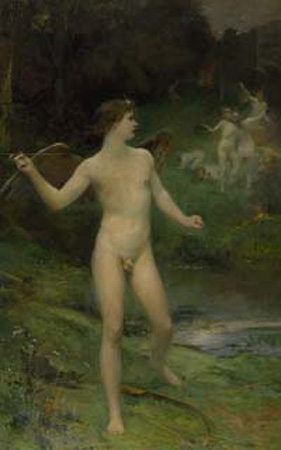 Main Product Photo of Colere d'Amour Painting by Marius-Jean-Antonin Mercie