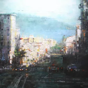 Bay Mist by Mark Lague Oil Painting