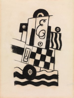Military Symbols 1 by Marsden Hartley Oil Painting