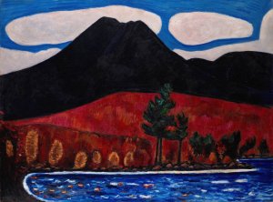 Mt. Katahdin by Marsden Hartley Oil Painting