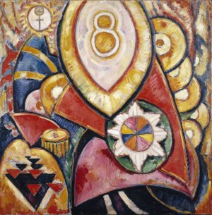 Painting No. 48 by Marsden Hartley Oil Painting