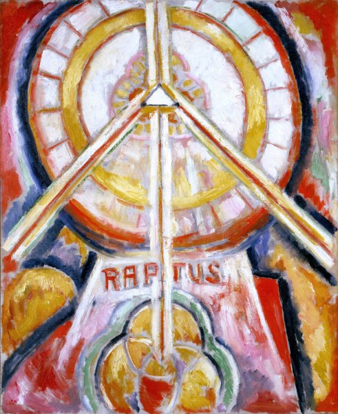 Main Product Photo of Raptus  Painting by Marsden Hartley