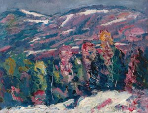 Song Of Winter by Marsden Hartley Oil Painting