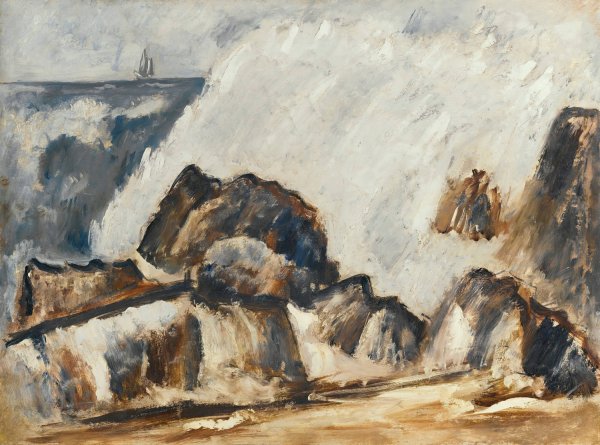 Main Product Photo of Storm Wave  Painting by Marsden Hartley