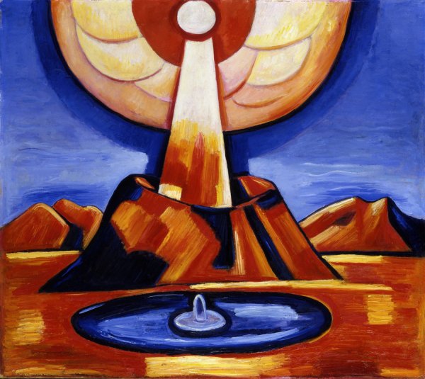 Main Product Photo of Yliaster  Painting by Marsden Hartley