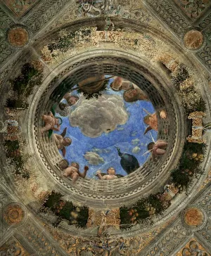 Ceiling Oculus by Marten Van Valckenborch I - Oil Painting Reproduction