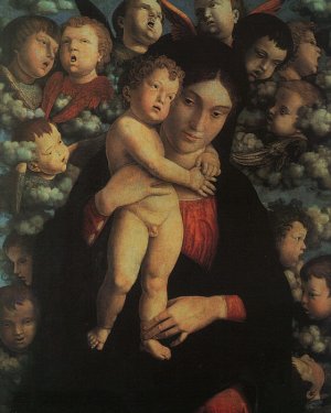 Madonna and Child with Cherubs