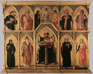 San Luca Altarpiece by Marten Van Valckenborch I Oil Painting