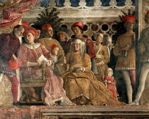 The Court of Mantua by Marten Van Valckenborch I Oil Painting