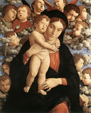 The Madonna of the Cherubim by Marten Van Valckenborch I Oil Painting