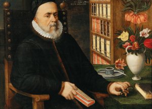 Portrat Eines Gelehrten, Vermutlich Carolus Clusius by Marten Van Valckenborch Oil Painting
