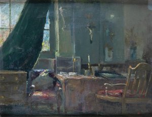 Het atelier van Marthe Verhaeren in de rue Potagere by Marthe Massin Oil Painting