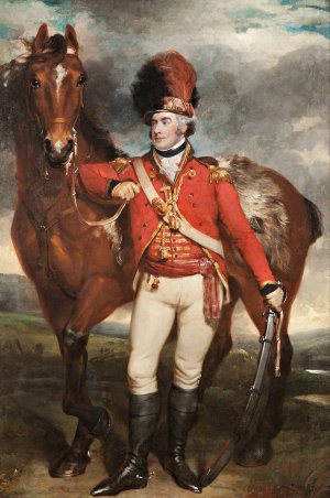 Major O'Shea of the Loyal Cork Legion by Martin Archer Shee Oil Painting