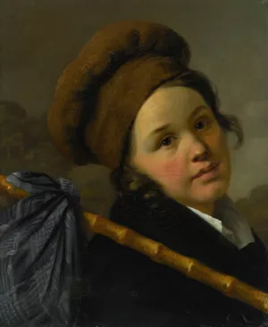 Portrait Of Mademoiselle De Saint Aubin by Martin Drolling Oil Painting