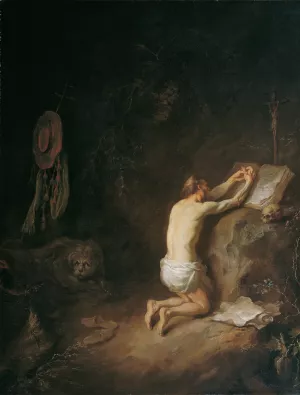 Saint Jerome by Martin Johann Schmidt Oil Painting