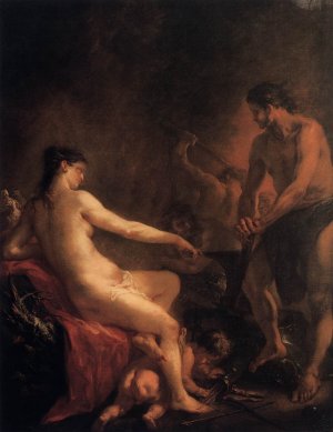 Venus and Cupid in Vulcan's Forge