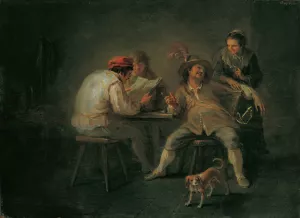 Wirtshausszene by Martin Johann Schmidt Oil Painting