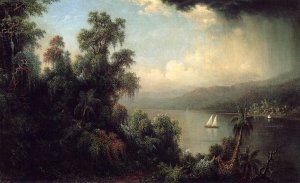 Coast of Jamaica Oil painting by Martin Johnson Heade
