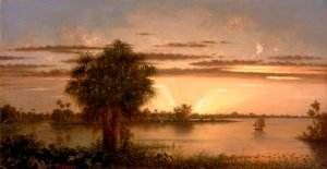 Florida Sunrise by Martin Johnson Heade Oil Painting