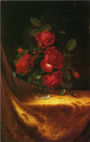 Four Roses in a Glass