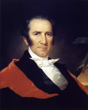 General Samuel Houston by Martin Johnson Heade Oil Painting