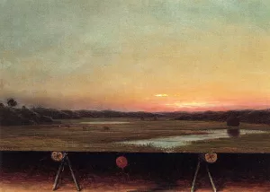 Gremlins in the Studio, I painting by Martin Johnson Heade