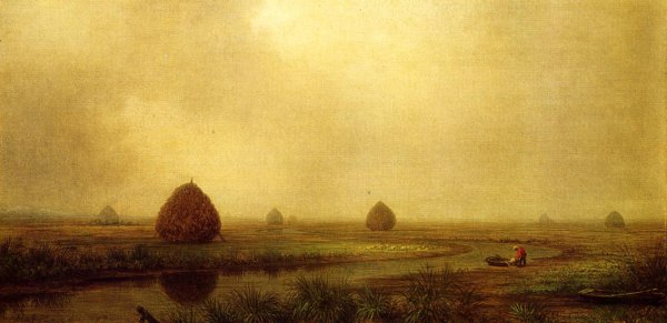 Main Product Photo of Jersey Marshes Painting by Martin Johnson Heade
