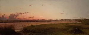 Lynn Meadows Oil painting by Martin Johnson Heade