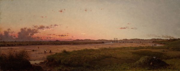 Lynn Meadows  by Martin Johnson Heade - Hand-Painted Oil Painting Reproduction