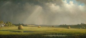 Newburyport Meadows by Martin Johnson Heade Oil Painting