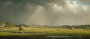 Newburyport Meadows by Martin Johnson Heade Oil Painting