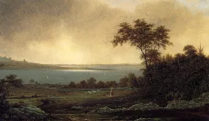 Rhode Island Landscape by Martin Johnson Heade Oil Painting
