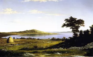 Rhode Island Shore by Martin Johnson Heade - Oil Painting Reproduction