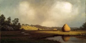 Salt Marshes, Newburyport, Massachusetts by Martin Johnson Heade - Oil Painting Reproduction