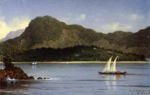 Seascape also known as Brazilian View by Martin Johnson Heade - Oil Painting Reproduction