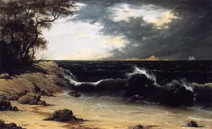 Storm Clouds over the Coast by Martin Johnson Heade Oil Painting