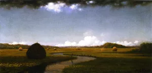 Storm Clouds over the Marshes painting by Martin Johnson Heade