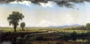 Storm Clouds over the New Jersey Marshes by Martin Johnson Heade Oil Painting