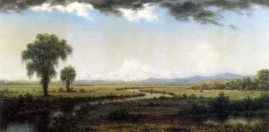 Storm Clouds over the New Jersey Marshes by Martin Johnson Heade - Oil Painting Reproduction