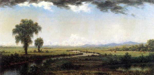 Storm Clouds over the New Jersey Marshes by Martin Johnson Heade - Hand-Painted Oil Painting Reproduction